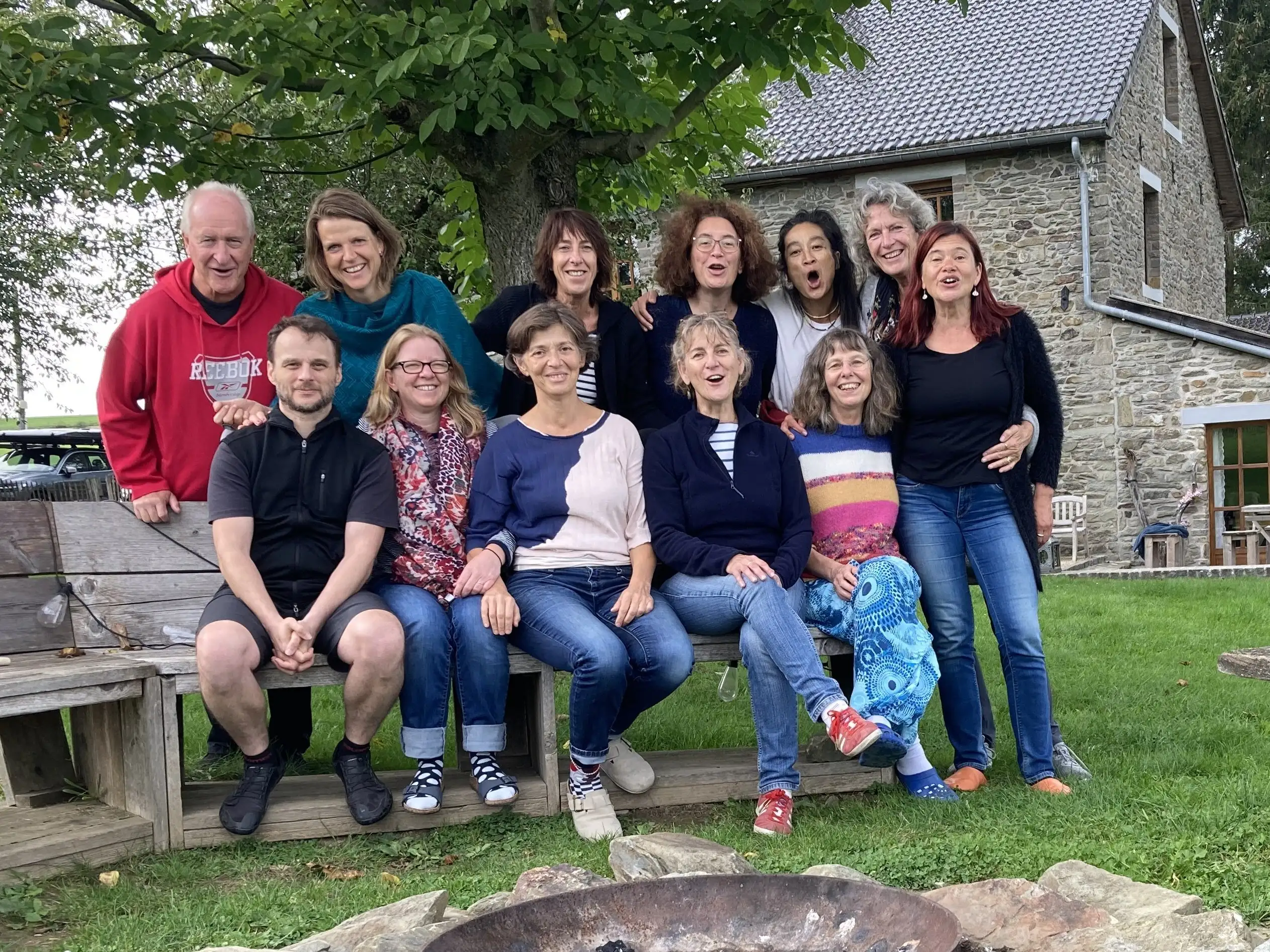 Training group photo outdoors